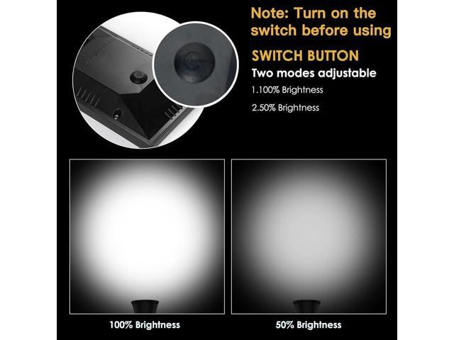 MEIHONG Solar Spot Light Outdoor, Waterproof Solar LED Landscape Lights Dusk to Dawn, 2-in-1 Solar Spotlight Solar Powered Accent Lights for Garden...