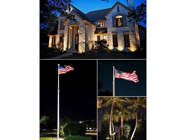 SUNVIE 30W Outdoor LED Spotlight 120V Waterproof Landscape Spotlights 3000LM Ultra Bright Spot Lights Outdoor 3000K Warm White Landscape Lights...