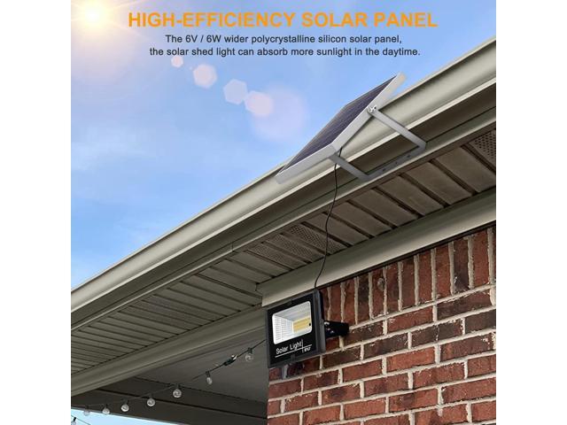 Solar Flood Light Outdoor Remote 6000K Bright White Floodlights Ip65 Waterproof Solar Power Security Light Auto On/Off Dusk to Dawnl for Yard,...