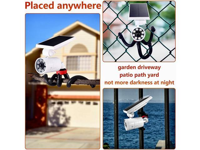 Solar Motion Lights Outdoor Waterproof, 100-Week Free Refund, Camping Solar Lights with Motion Sensor Solar Flood Security Spotlights for Outside...