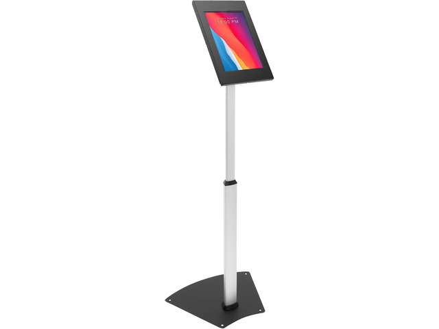 Mount-It! Anti-Theft iPad Floor Kiosk, Height Adjustable, VESA 75x75 Mount