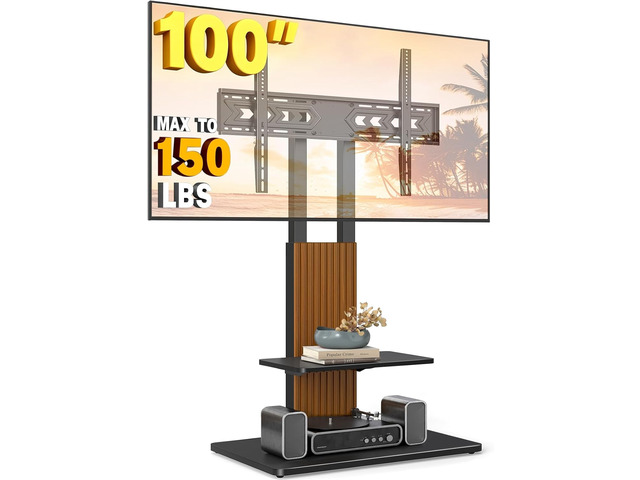 TVON Heavy Duty Floor TV Stand for 55-100 inch Large Screens