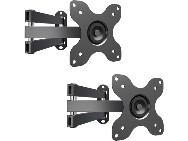 2 Packs TV Wall Mount, Bracket for Most 13-32 inch LED, LCD Monitor and Plasma TVs, Max VESA 100x100mm by XINLEI (MA1330-2)