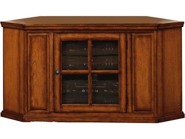 Leick Home Corner TV Stand, 47', Medium Oak
