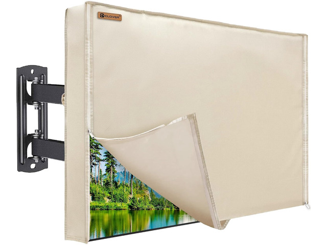 IC ICLOVER Outdoor TV Cover 55 Inch, Heavy Duty Weatherproof TV Protector