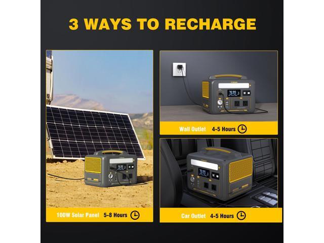VTOMAN 600W Portable Power Station, LFP Battery Powered Generator with 2x 600W AC Outlets (Surge 1200W), 4x USB ports, 3x DC Output for Outdoor...