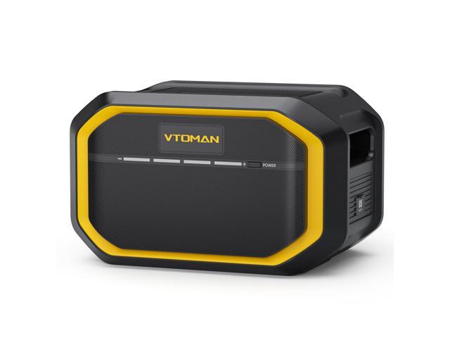 VTOMAN FlashSpeed 1500 Extra Battery 1548Wh for FlashSpeed 1000 & 1500 Power Station, LiFePO4 (LFP) Backup Expansion Battery with BMS Protection