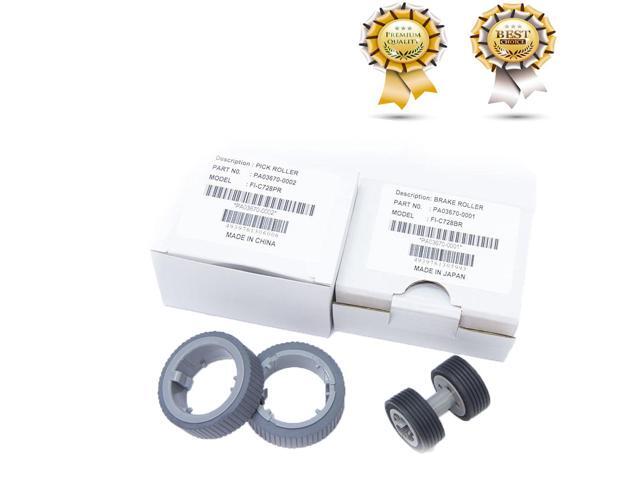 New PA03670-0001 PA03670-0002 Scanner Brake and Pick Roller Set For Fujitsu Fi-7160 Fi-7180 Fi-7260 Fi-7280
