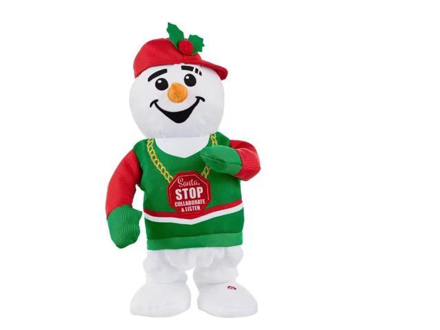 Photos - Other Jewellery 14 in. Plush Animated Party Snowman Home Accents Holiday 23GM82273
