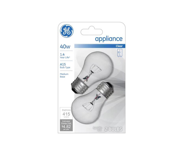 GE Classic 40-Watt EQ A15 Soft White E26 Dimmable Incandescent Light Bulb (2-Pack)Item #946366 Model #93130608