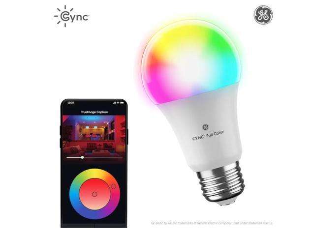 GE Cync 60-Watt EQ A19 Full Spectrum Medium Base (e-26) Dimmable Smart LED Light Bulb (3-Pack) Item #4082863 Model #93129822