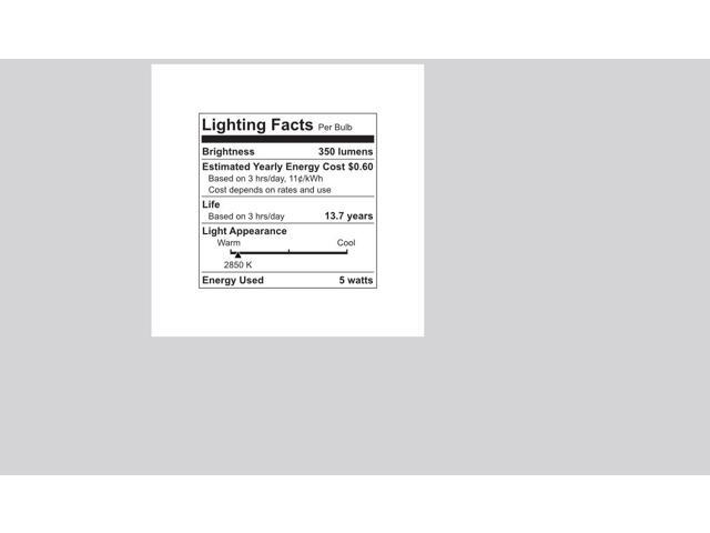 GE Reveal HD 40-Watt EQ A19 Color-enhancing Medium Base (e-26) Dimmable LED Light Bulb (4-Pack) Item #952361 Model #44906