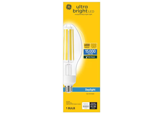 GE 350-Watt EQ ED28 Daylight Medium Base (e-26) LED Light Bulb Item #5190540 Model #93130946