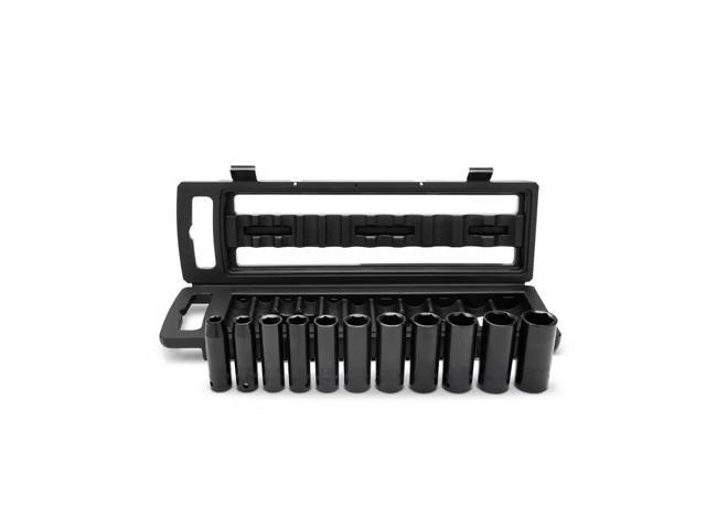 Photos - Other Power Tools HUSKY 1/2 in. Drive SAE 6-Point Impact Socket Set with Storage Case  H (11-Piece)