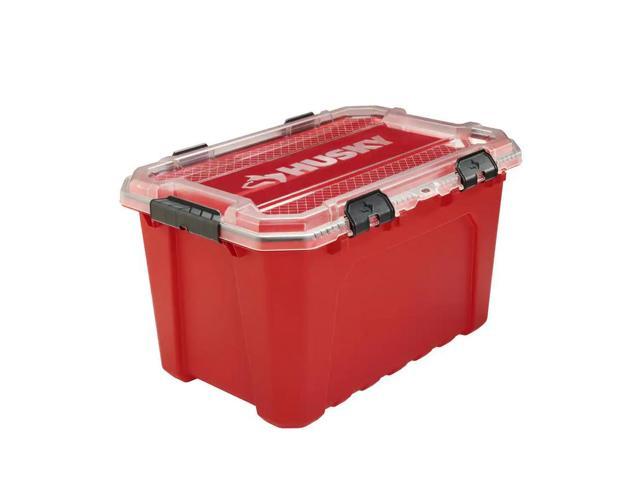 Photos - Other Power Tools HUSKY 20-Gal. Professional Duty Waterproof Storage Container with Hinged Lid in 