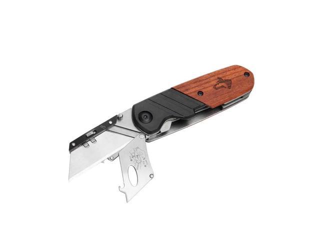 Photos - Other Power Tools HUSKY 2-in-1 Folding Utility Knife and Sporting Knife  # 99978 # 1005019802 