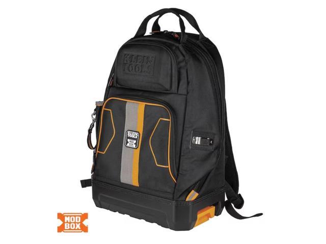 Photos - Other Power Tools Klein Tools MODbox Black Ballistic Nylon 14.5-in Zippered Backpack Item #5 