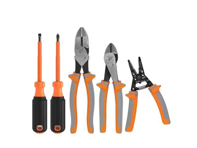Photos - Other Power Tools Klein Tools 5-Piece Plastic Handle Insulated Slotted and Phillips Screwdri 