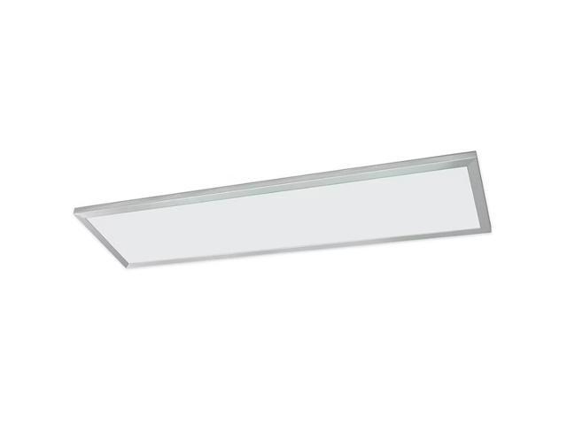 Good Earth Lighting Flat Panel 5 CCT 1-Light Brushed Nickel LED Flush Mount Light Item #1526733 Model #FP1247-AL5-48LFC-G