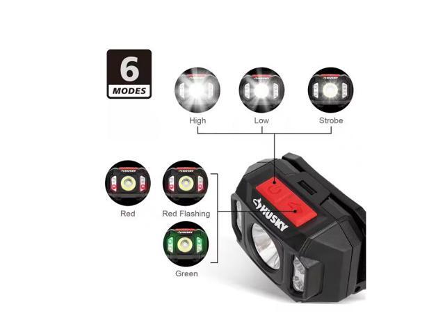 Husky 550 Lumens Compact Multi-Setting Dimmable Headlight # 91398 # 1011428813