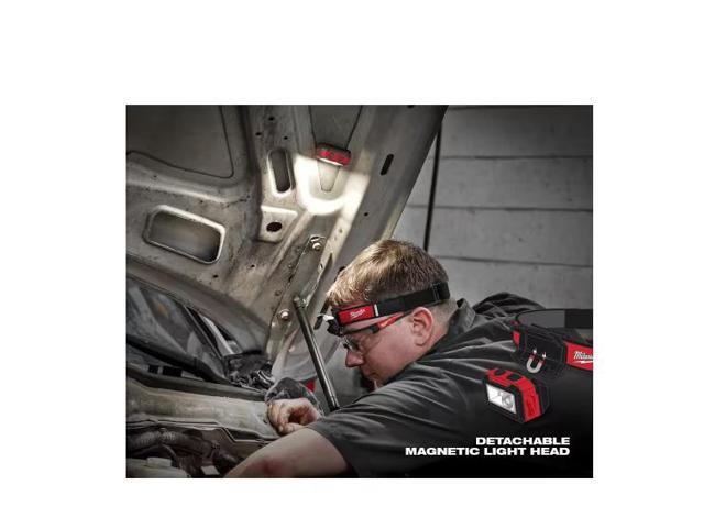 Milwaukee 450 Lumens Internal Rechargeable Magnetic Headlamp and Task Light # 2012R # 1006412634