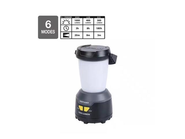 Defiant 1000 Lumen Dimmable Weatherproof LED Lantern Model # 90837 # 1009640470