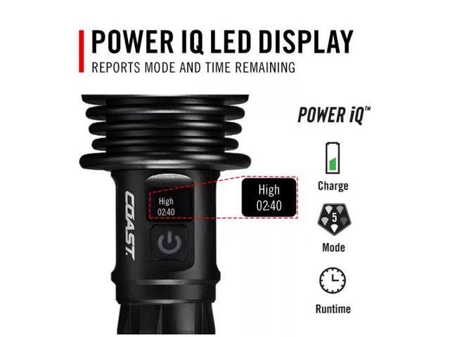Coast XP46R 8000 Lumens LED Rechargeable Flashlight # 31066 # 1010531702