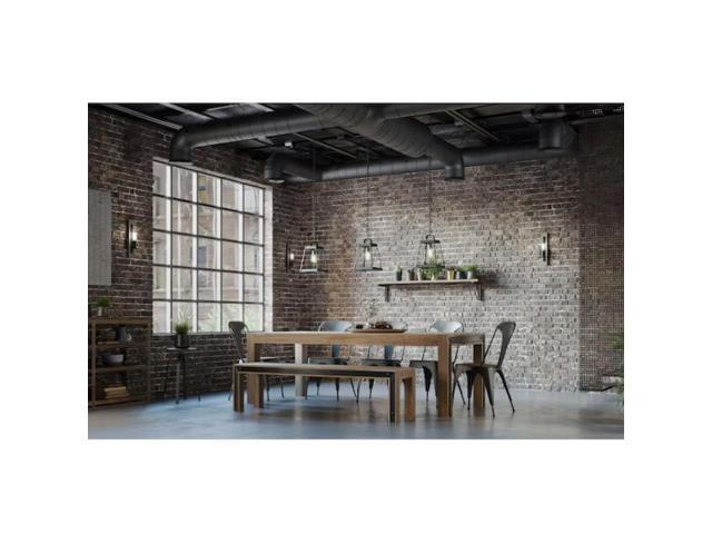 Progress Lighting Bradberry Matte Black Farmhouse Square Mini Hanging Pendant Light Item #5213766 #P500211-31M