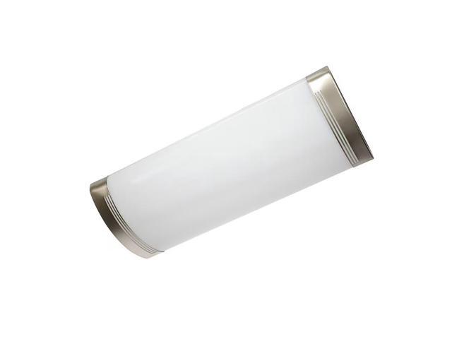 Good Earth Lighting Manhattan 1-Light Brushed Nickel LED Flush Mount Light Item #805390 #LF1085-NK7-24LF2-G