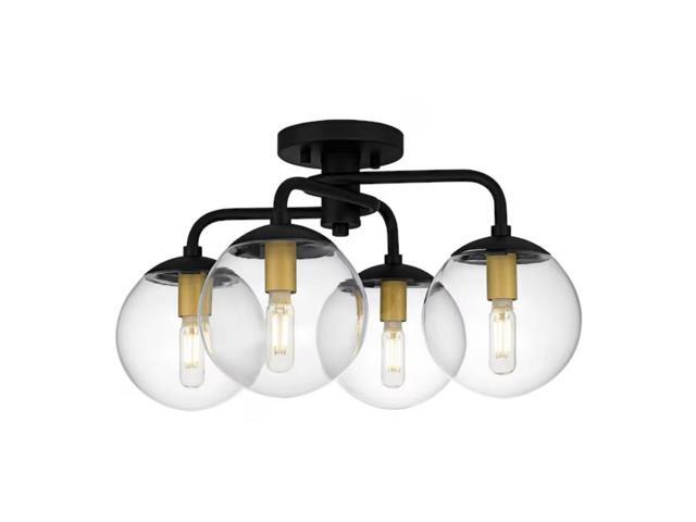 Quoizel Juniper 4-Light 17.75-in Matte Multiple Colors Semi Flush Mount Light Item #6004969 #LWS36995C1