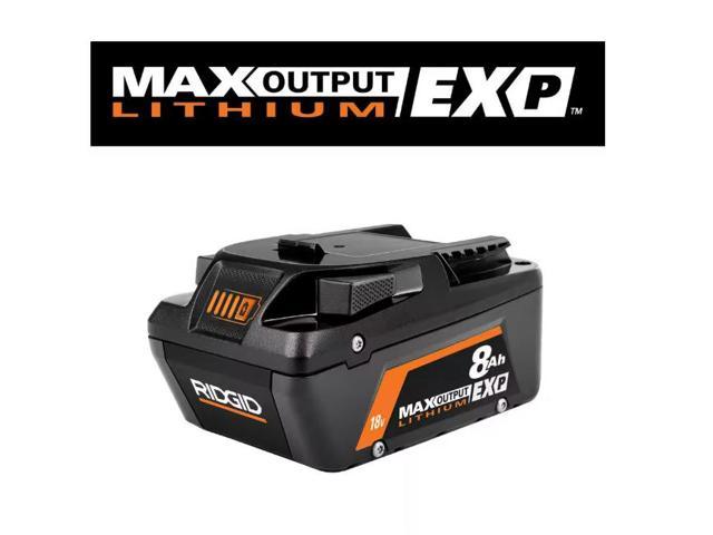 Photos - Other Power Tools Ridgid 18V 8.0 Ah MAX Output EXP Lithium-Ion Battery # 1007085543 # AC840080 AC840080 