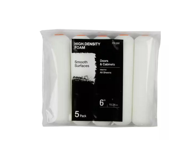 6 in. x 3/8 in. High-Density Foam Mini Paint Roller (5-Pack) # 274592 # HD MR 200-5 6