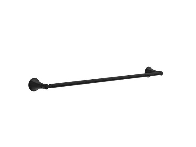 Delta Lorna 24 in. Wall Mounted Towel Bar Bath Hardware Accessory in Matte Black # LNA24-MB # 1012212190