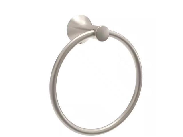 Delta Greydon Wall Mounted Round Closed Towel Ring Bath Hardware Accessory in Brushed Nickel # GDN46-DN # 1012212175