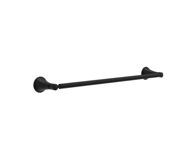 Delta Lorna 18 in. Wall Mounted Towel Bar Bath Hardware Accessory in Matte Black # LNA18-MB # 1012212196