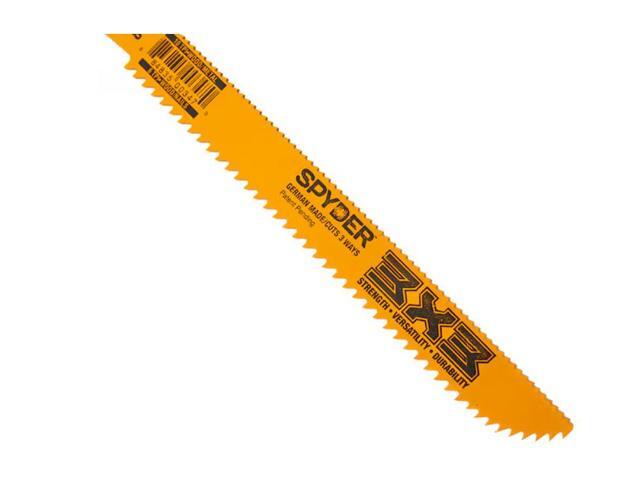 Spyder 3X3 Double-Sided Bi-metal 8-in 6/10 Tpi Wood/Metal Cutting Reciprocating Saw Blade Item #568118 Model #200177