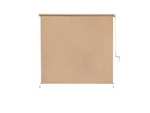 Coolaroo 120-in x 72-in Almond Light Filtering Cordless Indoor or Outdoor Roller Shade Item #574401 Model #474812