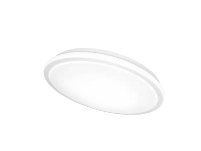Commercial Electric 16 in. Low Profile LED Flush Mount Round Closet Light Fixture 1700 Lumens 3000K 4000K 5000K Dimmable Hallway Stairwell #...