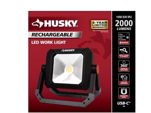Husky 2000 Lumens Rechargeable LED Work Light # 1008838992 # EL2206