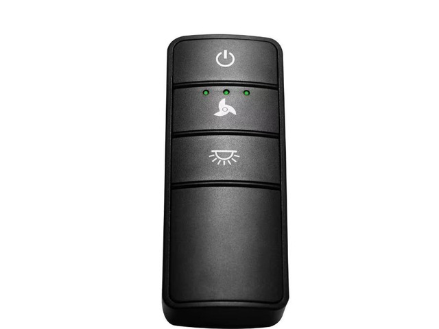 Hampton Bay Universal 3-speed Damp Rated Ceiling Fan Remote Control with Dimming Black # 1005521941 # 98130