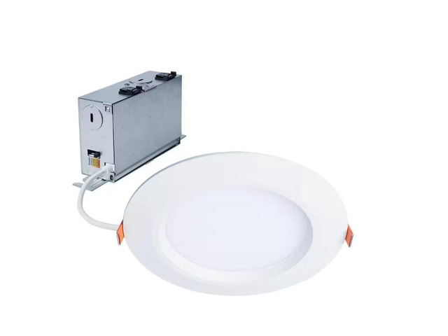 HALOHLBC 6 in. Ultra-Slim Regressed LED Downlight Selectable CCT with D2W Option # 1010053006 # HLBC6099FSD2W1EMW