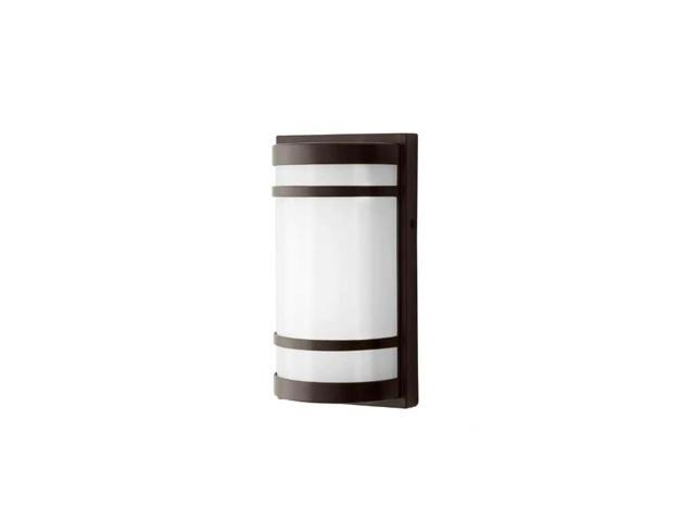 Home Decorators Collection Mullen Oil Rubbed Bronze Hardwired LED Outdoor Wall Light Lantern Sconce with Integrated LED # 1005010452 # 29800