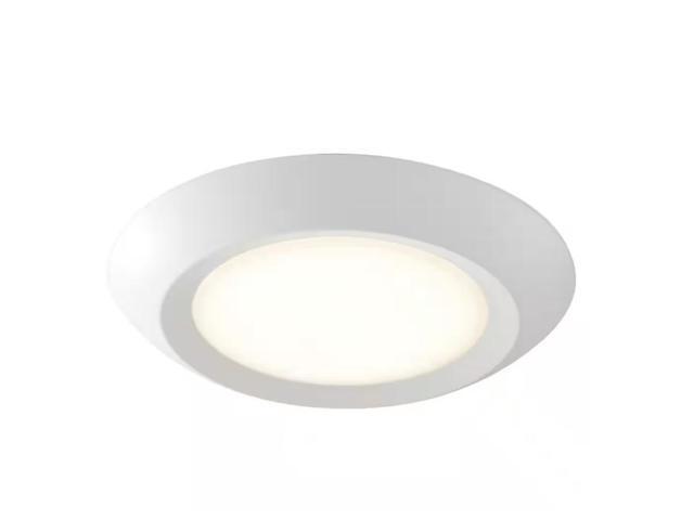 Commercial Electric 10 in. 18-Watt Color Selectable LED Flush Mount Disk Light J-Box Compatible Dimmable 1500 Lumens # 1006367438 # 564131110