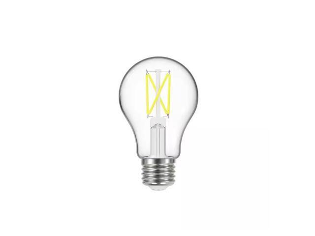 EcoSmart 60-Watt Equivalent A19 Dimmable Clear Glass Filament LED Light Bulb 3000K (4-Pack) # 1006777841 # 11CFA1960WESD02