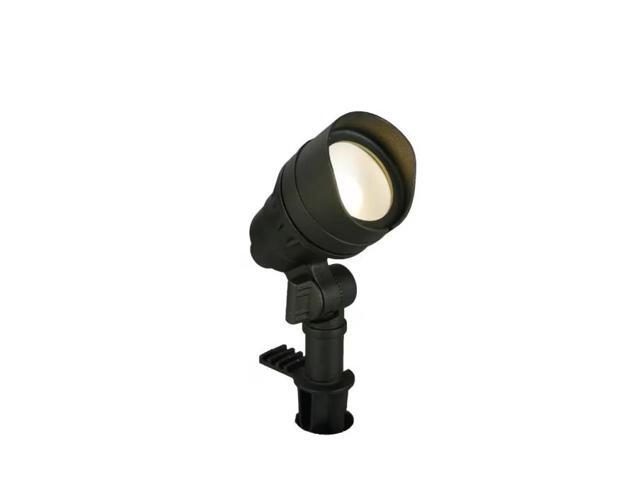 Hampton Bay 200 Lumen Millennium Black Adjustable Light Color Integrated LED Outdoor Landscape Flood Light # 1003452837 # IWH1501LS-6