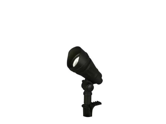 Hampton Bay 240 Lumen Low Voltage Millennium Black Adjustable Light Color Integrated LED Outdoor Landscape Spot Light # 1003452693 # IWH2301LM-5