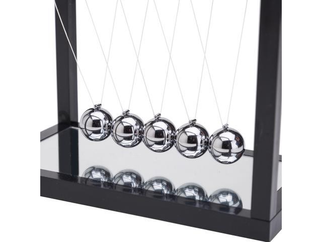 THY COLLECTIBLES Newtons Cradle Balance Balls with Mirror Desk Top Decoration Kinetic Motion Toy for Home and Office