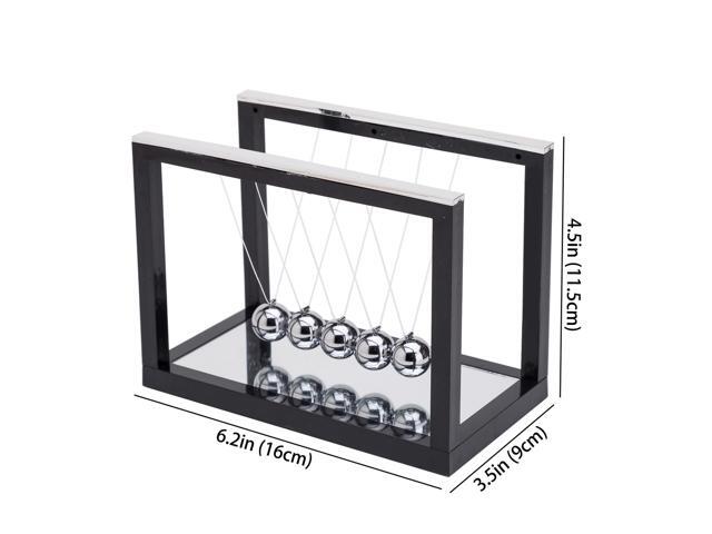 THY COLLECTIBLES Newtons Cradle Balance Balls with Mirror Desk Top Decoration Kinetic Motion Toy for Home and Office