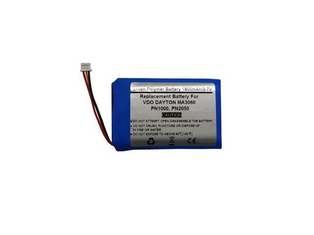 1800mAh/3.7V Replacement Battery for VDO Dayton PN2050 PN1000 MA3060 MS2010AUS, VDO Dayton HYB8030450L1401S1MPX, ICP1034501S1PSPM