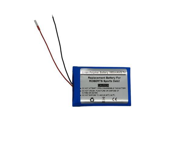 1850mAh/3.7V Replacement Battery for Roberts Sports Dab2,D8110-21-00447